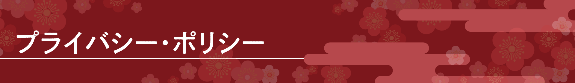 プライバシーポリシー